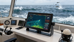 Sonnenlichttauglicher Open-Frame-Marine-Boots-Mittelkonsolen-Flachbildschirm IP67 Outdoor LCD Industrieller TFT Wasserdichter Touchscreen-Monitor - Product Image 4