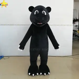 Funtoys वयस्क Fursuit ब्लैक पैंथर शुभंकर वेशभूषा के लिए बिक्री