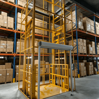 Équipement de levage d'entrepôt personnalisé, plateforme élévatrice hydraulique pour marchandises, commande électrique à distance, multi-tension, acier