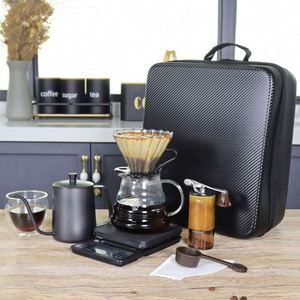 Juego de Molinillo de Café Manual, Cafetera de Goteo, Olla para Preparar Café a Mano, Filtro y Escurridor, Set de Café para Regalo - Product Image 5