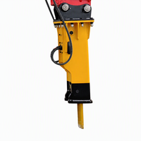 Marteau hydraulique de type supérieur HB15 de haute qualité pour excavatrice standard de 10 à 15 tonnes