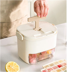 Yeni buz kalıbı basın tipi plastik buz kalıp, gıda sınıfı kolay yayın buz küpü yapımcısı ve saklama kabı - Product Image 3