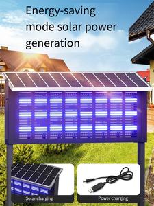 <span class=keywords><strong>Lampe</strong></span> <span class=keywords><strong>anti</strong></span>-moustiques professionnelle à détection radar solaire pour jardin, villa, terrasse, pelouse, série imperméable pour <span class=keywords><strong>extérieur</strong></span> - Product Image 6