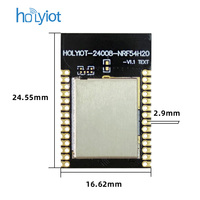 Holyiot Ble 6.2 Nordic NRF54H20 NRF54L15 NRF54L05 SoC Bluetooth Mesh RF Transmitter Modul Nirkabel Mendukung Thread Matter ANT