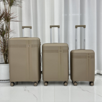 Ensemble de valises de voyage en PP de luxe à grande capacité, design classique, nouvelle valise rigide légère