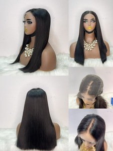 5x5 SDD ST HD peluca con malla frontal 100% cabello humano Super doble dibujado recto largo para trenzar estilo Vía Láctea - Product Image 5