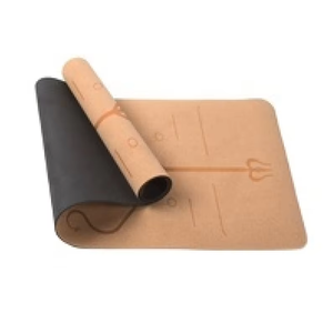 Tapete de <span class=keywords><strong>Yoga</strong></span> Gymbopro Ecológico con Logotipo Personalizado Antideslizante, Diseño de Corcho Natural y Caucho - Product Image 4