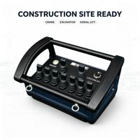 Control Remoto Hidráulico Inalámbrico Industrial Universal de 12-24V, Conjunto de Control Remoto sin Cables para Maquinaria de Perforación de Pilotes