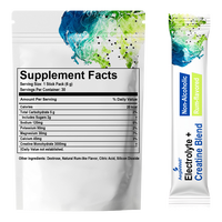 Aeglewell GMP/HALAL/HACCP Poudre d'électrolytes pour une hydratation rapide, supplément naturel, sachets en vrac, bâtonnets d'électrolytes à marque privée