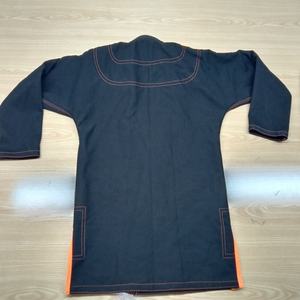 Kimono de Jiu-Jitsu brésilien en coton noir tissé perlé Bjj Gi 2024 Approuvé par l'IBJJF - Product Image 5