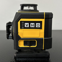 Niveau laser multifonctionnel 4D 16 lignes 360 Machine à nivellement automatique Outil de nivellement par batterie au lithium rechargeable par USB