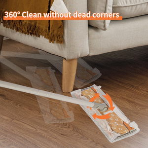 HOLAMOPA Spray Flat Mop Refillable Wet Wipes and Microfiber <b>Cloth</b> Set - Product Image 5
