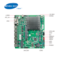 Carte mère pare-feu multi-LAN D641SL Placa Mae intégrée J6412 DDR4 Bypass en option 6 I226V 2.5G Lan 12V Ordinateur monocarte
