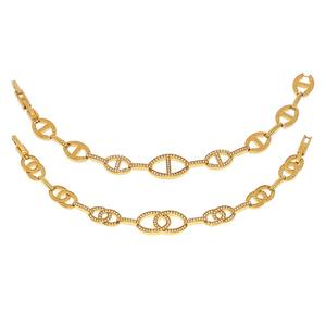 Brazalete de circón 5A de empalme de día geométrico de diamante completo simple - Product Image 1