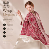 Châle tissé à imprimé floral pour femme, doux, lisse, léger, respirant, avec bords frangés, élégant, pour le quotidien, le bureau, ou comme cadeau