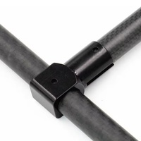 Trípode de Metal de Tres Vías, Piezas de Tubo de 16, 20, 25, 30 mm, para Drones, Quadcopters, Multicópteros y Aeronaves DIY