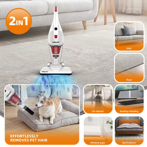 <span class=keywords><strong>Aspirateur</strong></span> sans fil intelligent portable de haute qualité Haley, faible niveau sonore, type cyclone, batterie, argent, USB, sec et humide, pour la maison et l'hôtel - Product Image 2