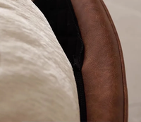 Fauteuil à bascule et fauteuil de salon modernes de style nordique, revêtement en tissu, design écologique et durable pour salon, chambre à coucher, hôtel