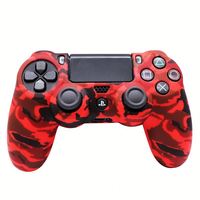 Coque en silicone antidérapante personnalisée et écologique avec poignée en bois pour manette PS4 – OEM/ODM disponible sur mesure