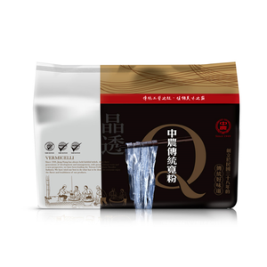Proveedor de Taiwán Tradicionalmente delicioso tradicional Q Wide Vermicelli Crystal-Clear Vermicelli 210g para venta de exportación - Product Image 1