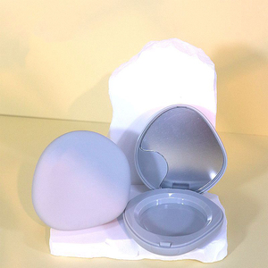 Étui vide rond irrégulier pour fond de teint liquide correcteur coussin BB crème poudre pressée fard à joues surligneur - Product Image 4