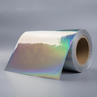 Étiquette Laser, Film autocollant holographique d'hologramme, feuille auto-adhésive en pvc
