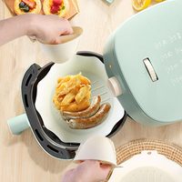 Ensemble de doublures et accessoires de friteuse en silicone sans Bpa, réutilisables, avec mitaines de four, pinceaux à badigeonner