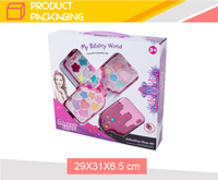 Palette de maquillage en forme de glace avec trois compartiments, jouets de cosmétique pour filles, nouvelle collection