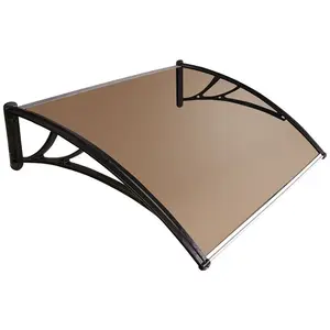 ultraviolet-proof colored 1000*1200mm solid polycarbonate awning canopies
