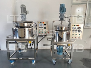 Mélangeur/Homogénéisateur à <span class=keywords><strong>chauffage</strong></span> électrique/vapeur pour liquides, ligne de production de shampoing, nettoyant visage, sirop, détergent, cuve de mélange - Product Image 2