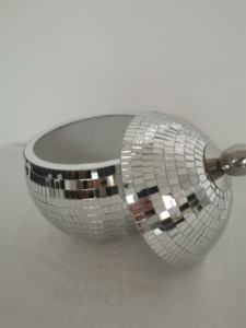 Bola de <span class=keywords><strong>espejo</strong></span>, Bola de discoteca <span class=keywords><strong>grande</strong></span> para decoración navideña, luces de escenario de boda, equipo de escenario colorido - Product Image 3