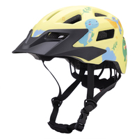 Casque de vélo réglable et léger pour garçons et filles avec visière détachable