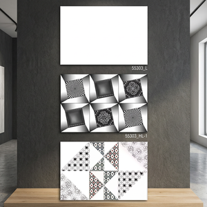 Carreau de marbre en céramique aspect agate 300x450mm brillant rectifié mural imprimé numérique 12x18 pouces salle de bain vitrée industrielle extérieure - Product Image 6
