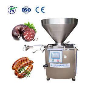 Commercial Automatic Bratwurst Sausage Filler &amp; Linker Machine - Complete <strong>Kielbasa</strong> Sausage Making Equipment Production Line - Product Image 1