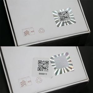 Cao an ninh vòng Làm xáo trộn hiển nhiên dán chính hãng xác thực ba chiều nhãn Vinyl dính Bảo hành làm mất hiệu lực con dấu - Product Image 5