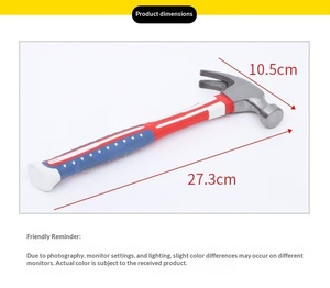 Supply claw hammer construction use <b>nail</b> hammer family own flag handle supply special magnetic suction - Product Image 6