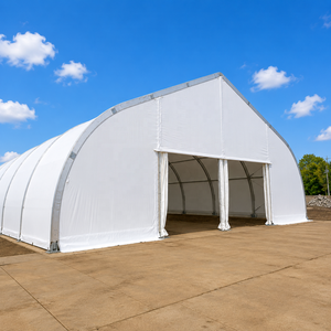 Tenda Prefabbricata in Alluminio Resistente, Tettoia Modulare Industriale per Hangar e Impianti Sportivi - Product Image 1