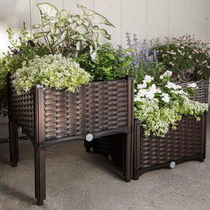 Ecologico interno/<span class=keywords><strong>esterno</strong></span> moderno impianto di impianto in polvere rivestito <span class=keywords><strong>vaso</strong></span> di <span class=keywords><strong>fiori</strong></span> di drenaggio appesa per <span class=keywords><strong>fiori</strong></span> artificiali - Product Image 1