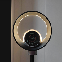 Ventilateur de circulation d'air intelligent sans pales, purificateur d'air, ventilateur sur pied avec affichage de la qualité de l'air pour la maison et le bureau