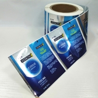 Étiquettes autocollantes en vinyle personnalisables pour l'extérieur, grand format, couleur CMYK, pour produits de soins personnels, avec option dorure à chaud