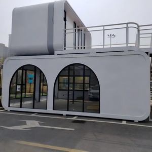 Casa Prefabricada Tipo Cabaña Apple con Diseño Integrado y Carcasa de Aluminio, Puede Usarse como <span class=keywords><strong>Apartamento</strong></span> Individual o para Proyectos Turísticos - Product Image 1