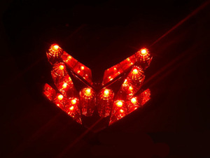 Luz Trasera para Motocicleta Compatible con Kawasaki Z800 ZX-6R (2013-2017) Z125, Luz Trasera LED Modificada - Product Image 6