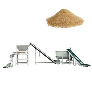 Mélangeur de poudre d'aliments pour animaux, mélangeur de céréales et de soja, ligne de pesage, de remplissage et d'emballage pour aliments de bétail et de moutons, élévateur, convoyeur à bande - Product Image 2