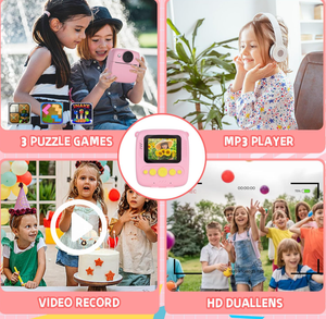 Cámaras Digitales para Niños AIMO, Novedad, 688L, Pantalla IPS HD, Portátil, Divertida, Impresión Instantánea Rápida, con Tarjeta SD de 32 GB - Product Image 6