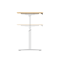Bureau de luxe Bureau exécutif électrique moderne Bureaux debout réglables en hauteur Bureau réglable en forme de L avec rangement