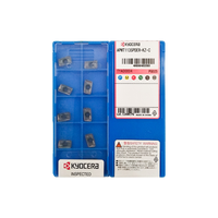 Plaquettes de fraisage en carbure de tungstène Kyocera APMT1135PDER-KZ PG025 APMT1604PDER-KZ PG025 035 pour machines-outils CNC, origine Japon