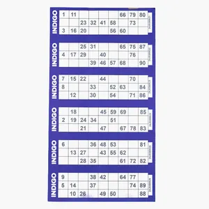 Fabrication Offres Spéciales jeux de cartes en papier pour les fêtes d'enfants Cartes de jeu en papier de bingo populaires aux États-Unis