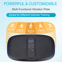 Plate-forme de fitness vibrante électrique pour tout le corps, machine d'exercice avec plaque de vibration verticale, vente en gros