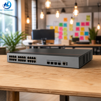 Switch Gestionado Gigabit PoE+ de 24 Puertos 5700-28C-PWR-SI con 2 Ranuras Modulares, 370W, Sistema de Red de Capa 3 para Empresas