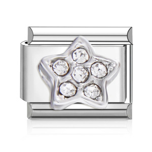 Stainless Steel Italian Modular Bracelet Heart Bow Series DIY Elastic Personalized Assembly Chain - Product Image 4